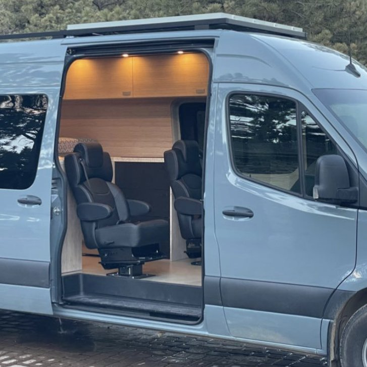 JMG Dual Swivel Captain Chairs for Sprinter / Transit Camper Van Conversions