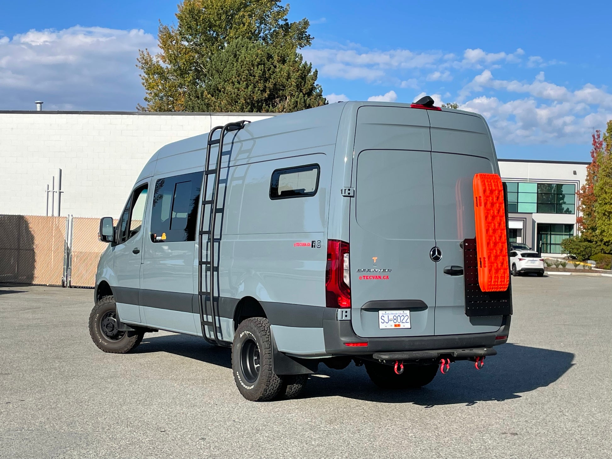 Aluminum Sprinter Side Ladder - High Roof