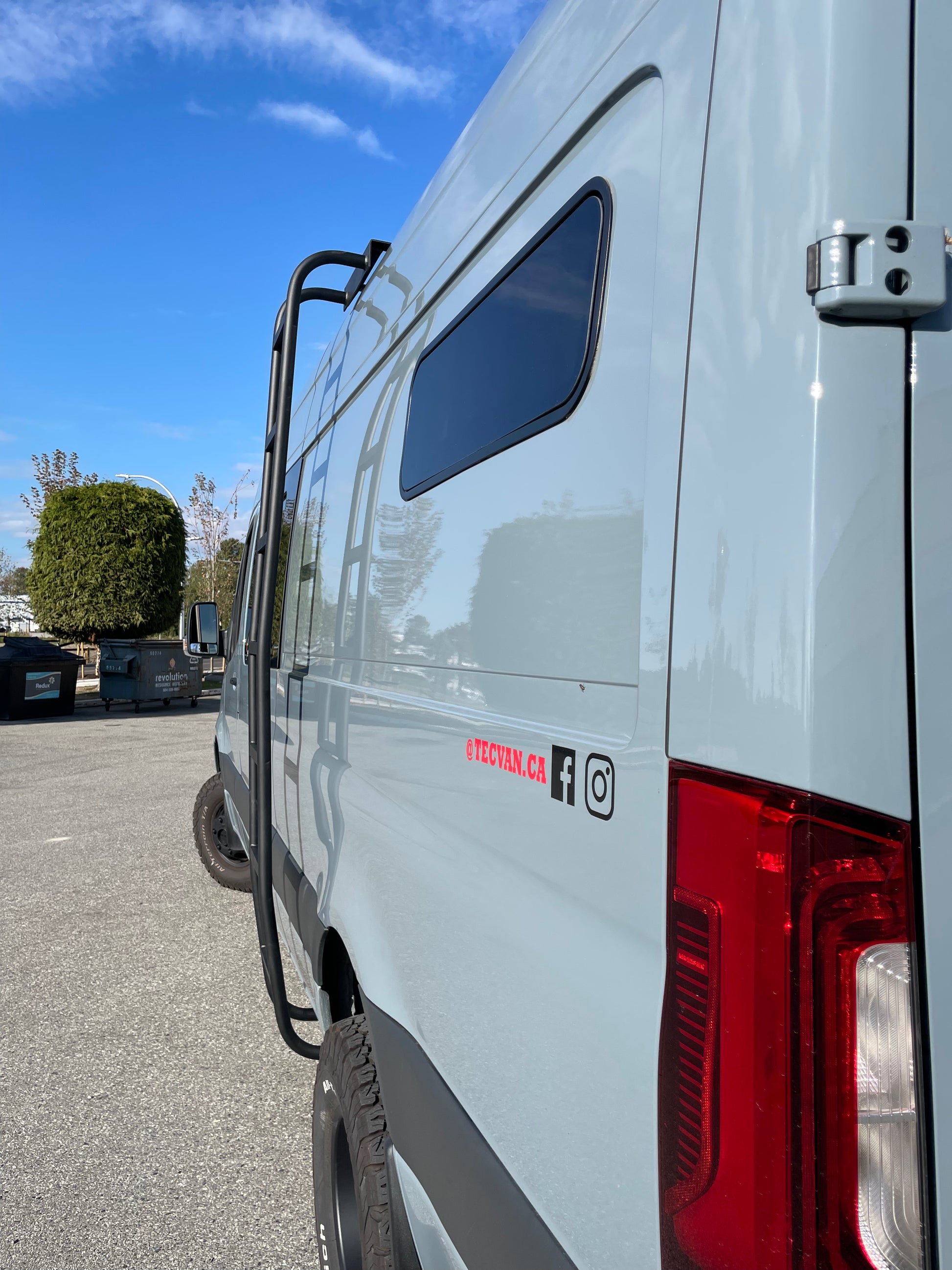Aluminum Sprinter Side Ladder - High Roof