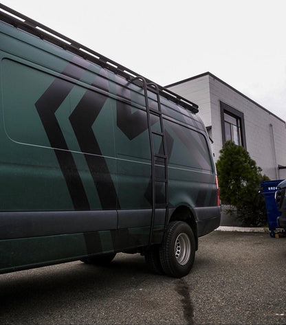 Aluminum Roof Rack For Mercedes Sprinter With Perforated Deck