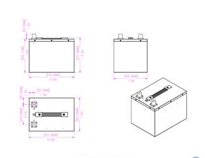 SOK 100Ah | 12V - Heated LiFePO4 Lithium Battery